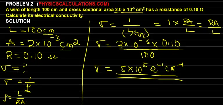 Resistivity Formula Definition Unit And Calculations