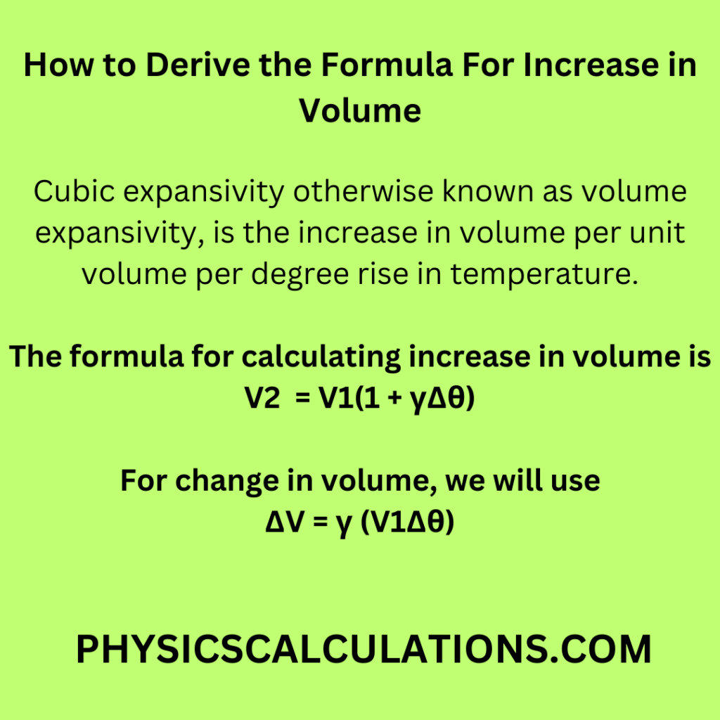 how-to-derive-the-formula-for-increase-in-volume