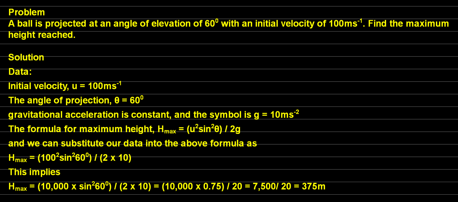 how-to-find-maximum-height