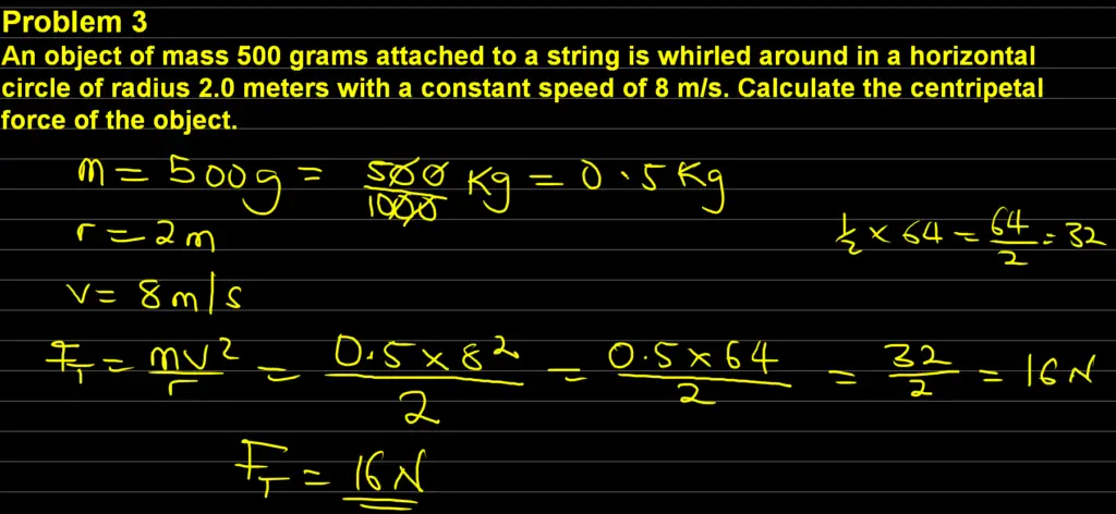 How to Calculate Centripetal Force