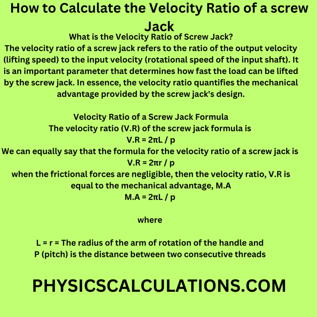 how-to-calculate-the-velocity-ratio-of-a-screw-jack