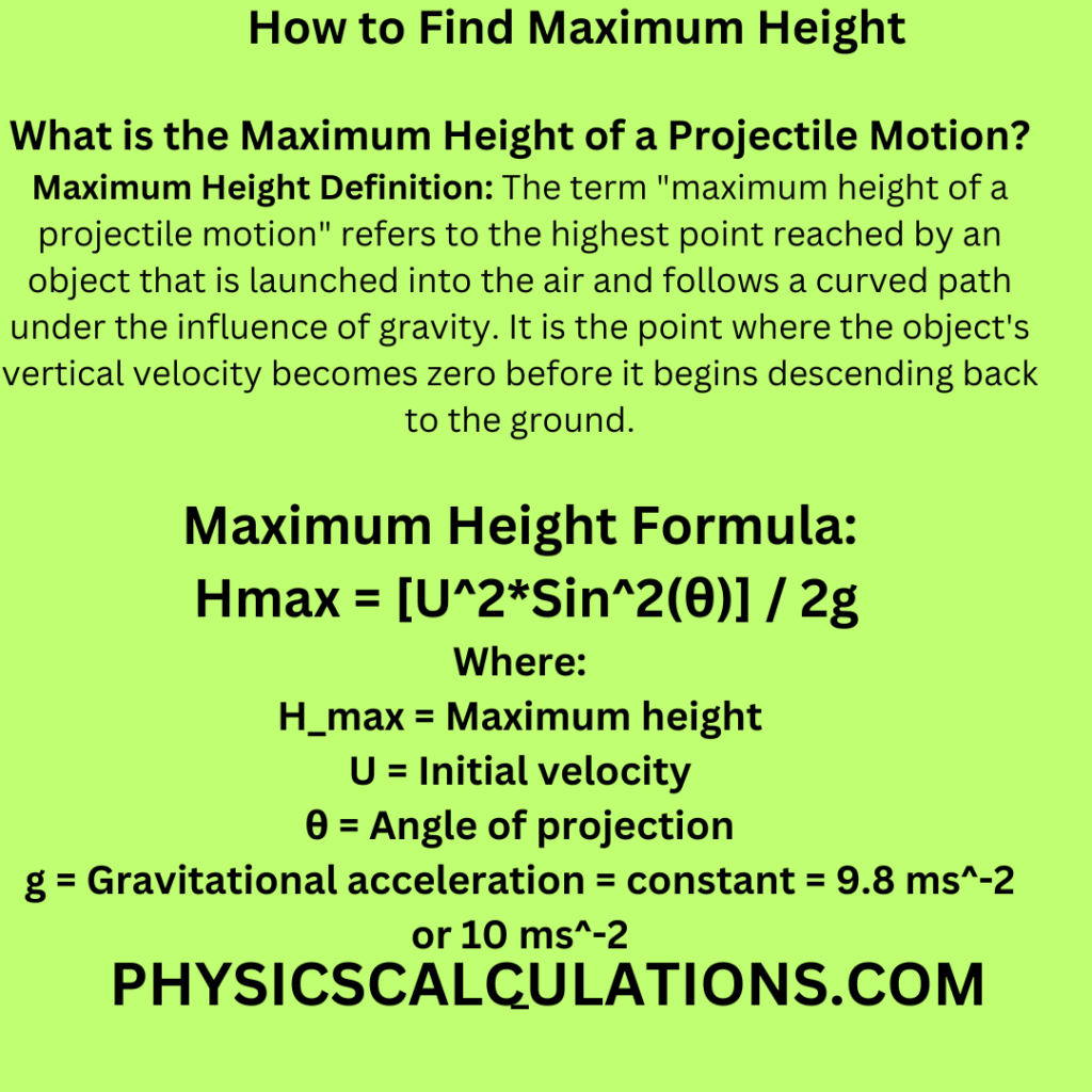 how-to-find-maximum-height-of-a-quadratic