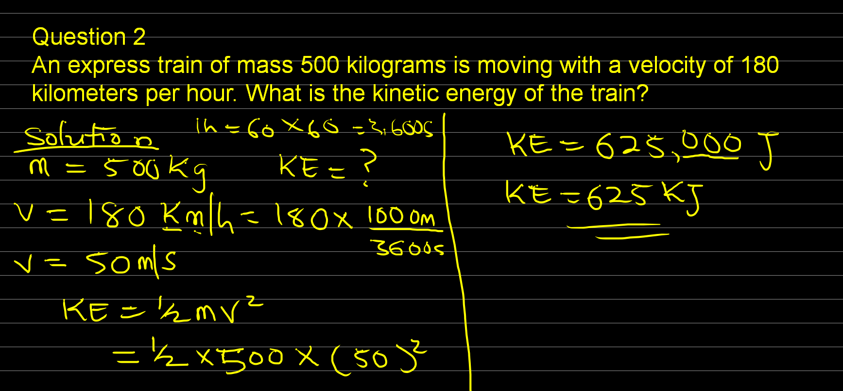 How To Calculate Kinetic Energy