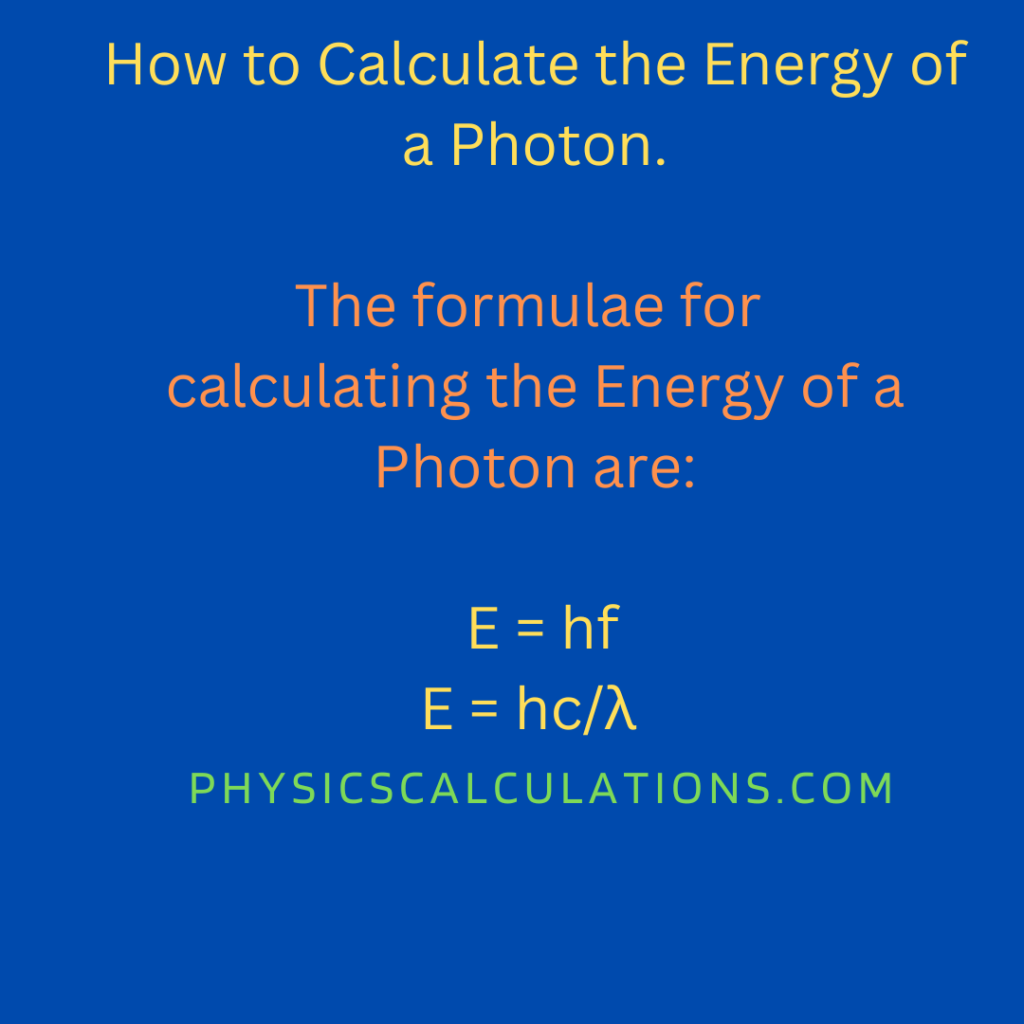a photon with an energy of 1.33