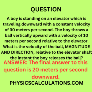 A boy is standing on an elevator which is traveling