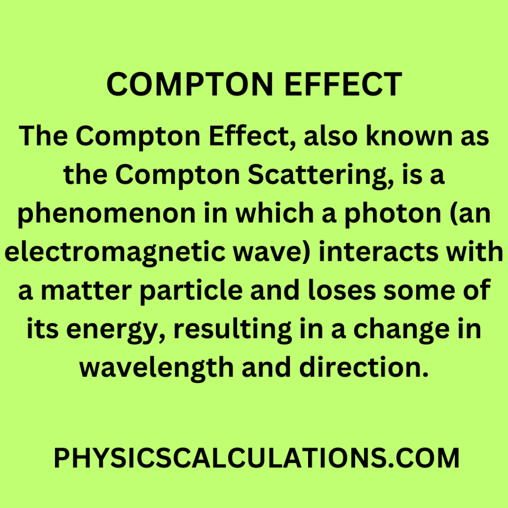 What Is Compton Effect Definition