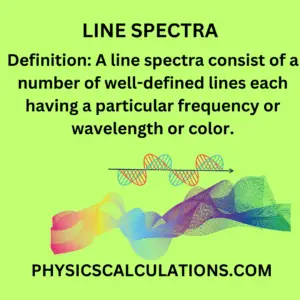 LINE SPECTRA