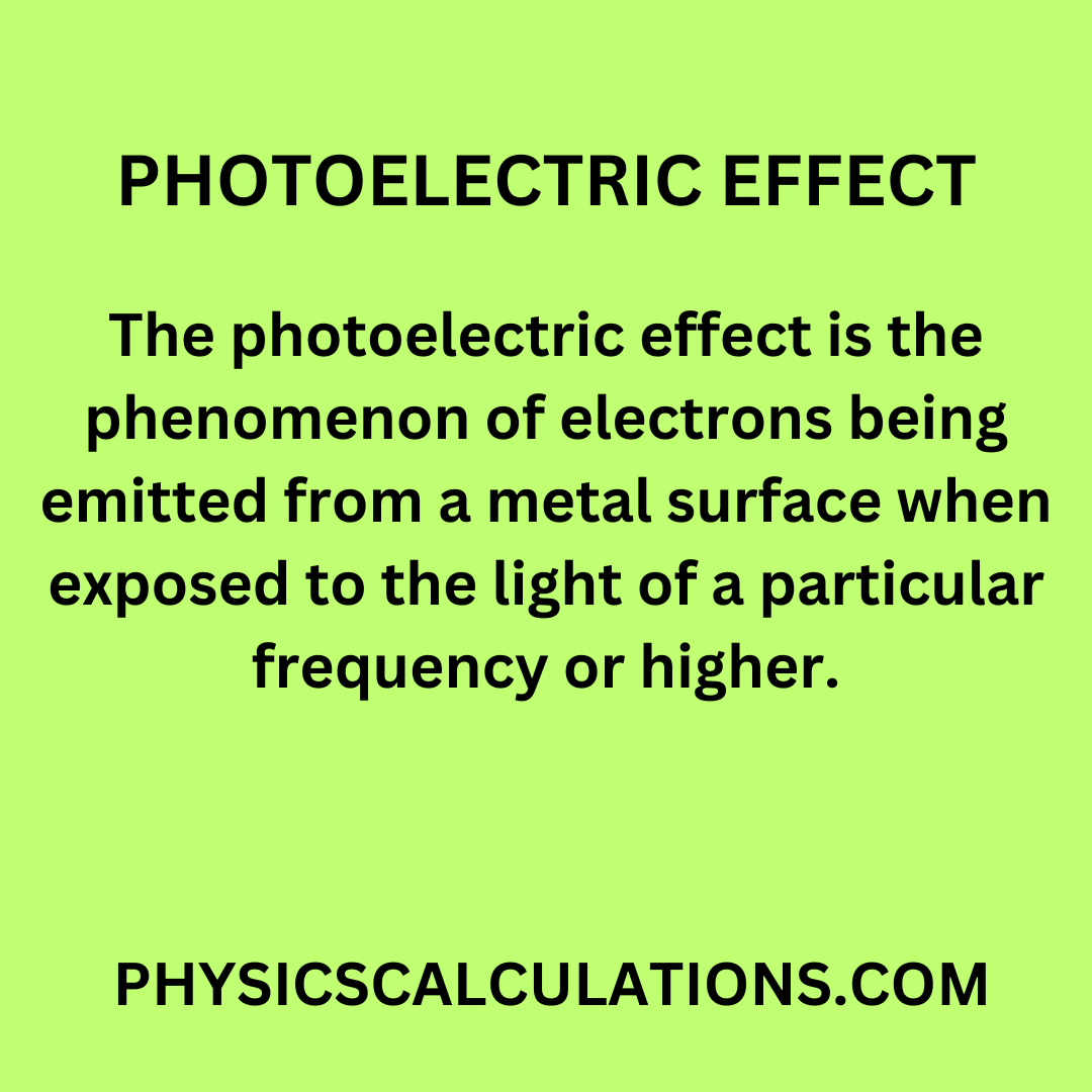 What Is Photoelectric Effect?