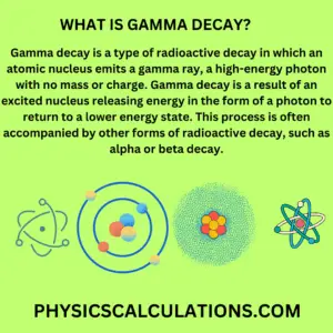 Gamma decay