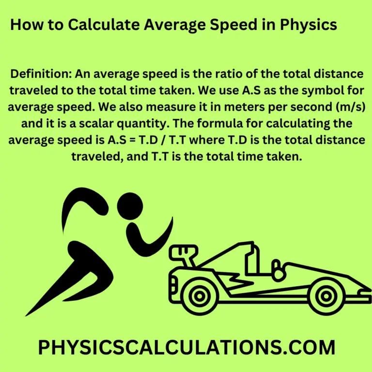 how-to-calculate-average-speed-in-physics