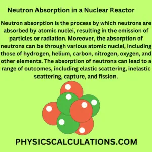 Neutron Absorption in a Nuclear Reactor