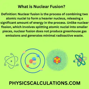 what is nuclear fusion