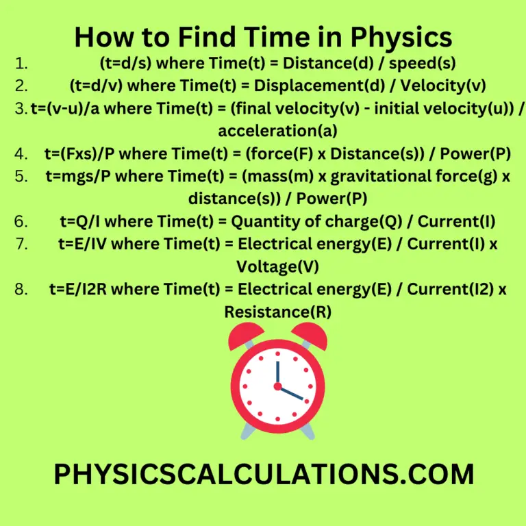 how-to-find-time-in-physics