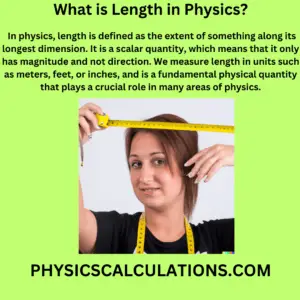 What is length in Physics 