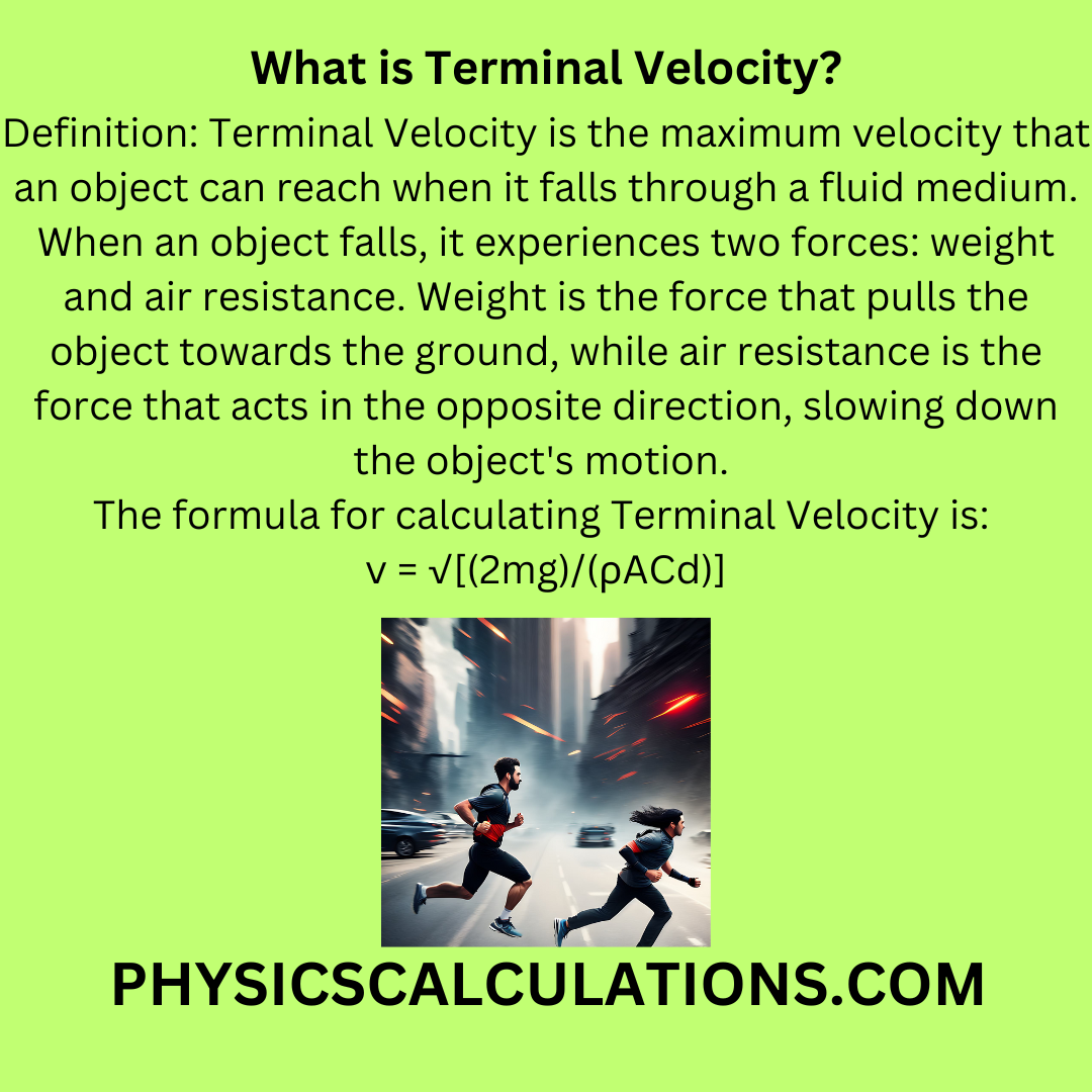 What Is Terminal Velocity In Science Terms