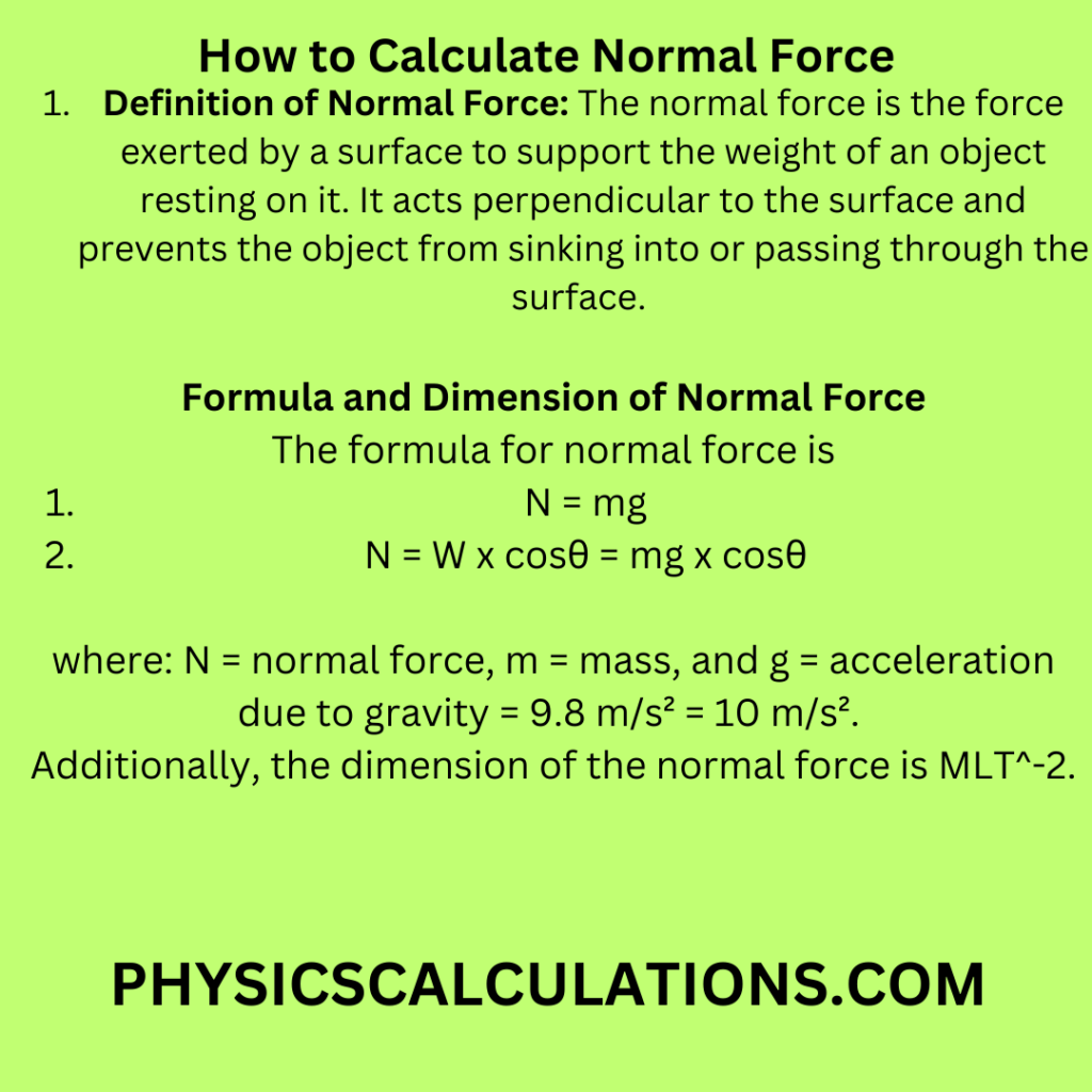 how-to-calculate-normal-force