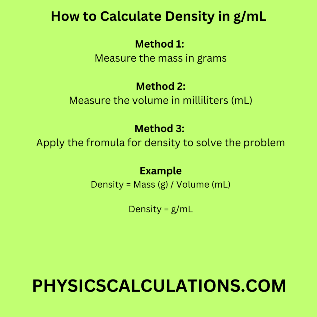 how-to-calculate-density-in-g-ml