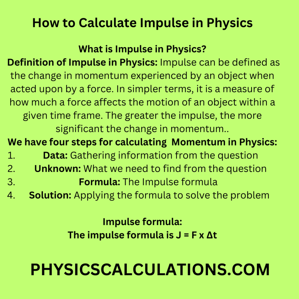 how-to-calculate-impulse