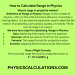 How to Calculate Range in Physics