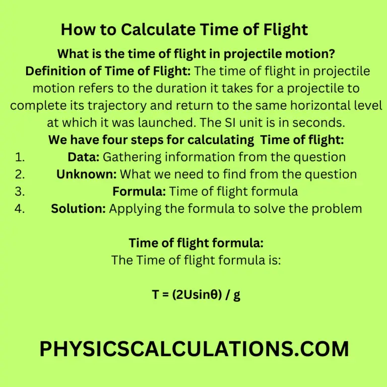 Time of Flight