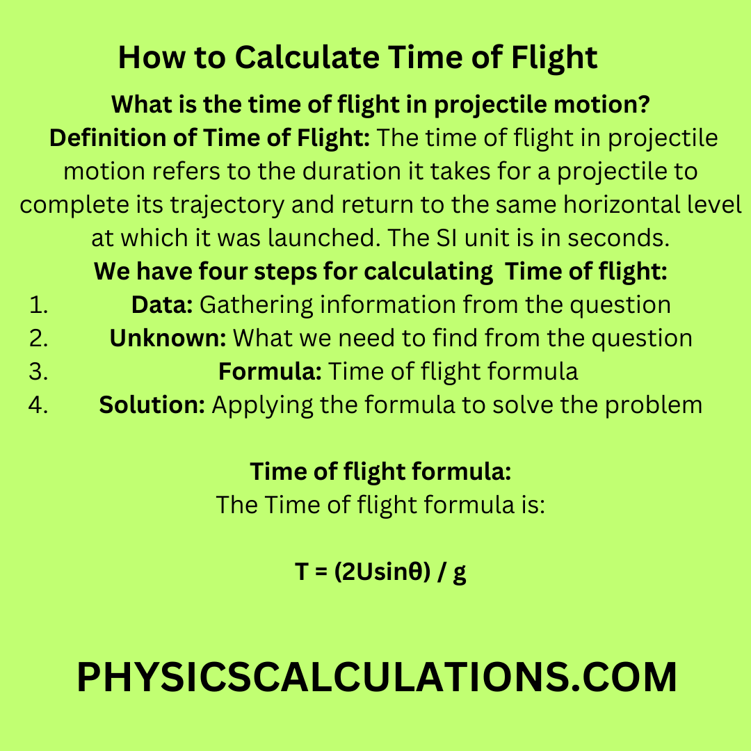 how-to-calculate-time-of-flight